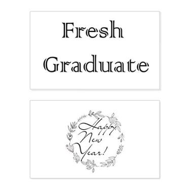 Imagem de Fresh Graduate From The University New Year Festival Cartão de felicitações Bless Message Present