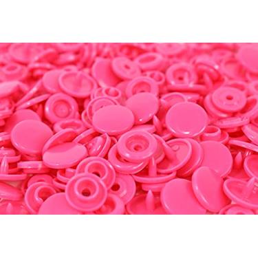 Imagem de Botão Botões de Pressão Tic Tac Plástico Rosa Nº 12 50und
