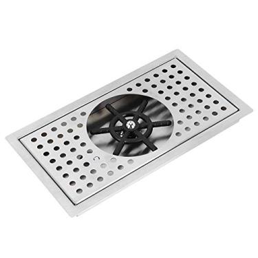 Imagem de Enxaguante para jarro, aço inoxidável 304, lavador de vidro, máquina de lavar, enxaguador de vidro, bandeja de drenagem e gotejamento, lavador de copo para pia, lavador de respingos para hotel, cafeteria, restaurante
