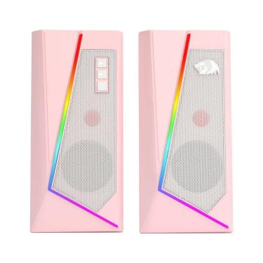 Imagem de Caixa de Som Gamer Anvil RGB GS520P Rosa
