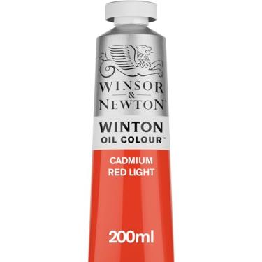 Imagem de Winsor & Newton Tinta óleo Winton, tubo de 200 ml (191.4 g), luz vermelha cádmio