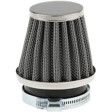 Imagem de Universal Clamp-On Air Filter Round Tapered High Volume Flow of Clean and Cooler Free Air for Motorcycle Dirt Bike ATV Scooter - 50mmcoding/1086 (Size : 50mm)