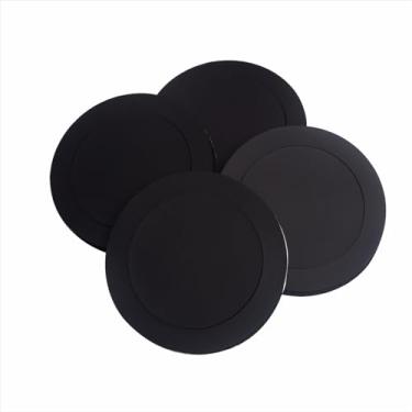 Imagem de Mariyandh 4 peças de anéis rápidos de espuma de 16,5 cm para alto-falante de porta de carro de 15,2 cm e 16,5 cm, kit universal de bloqueador de graves de esponja de alto rebote com alto rebote para