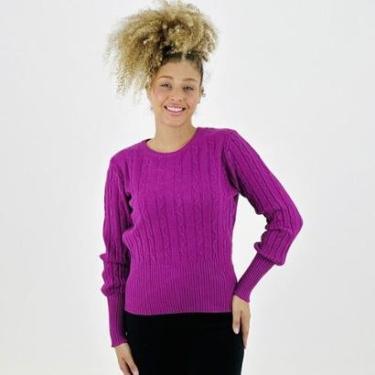 Imagem de Blusa Facinelli Lã Básica Manga Longa Feminina-Feminino