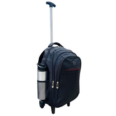 Imagem de Mochila Rodinhas Notebook Executiva Viagem Facul Escola