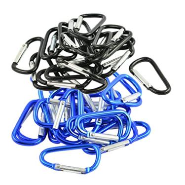 Imagem de Generic Conjunto de 40 Peças de Mosquetão para Escalada e Caminhadas ao Ar Livre