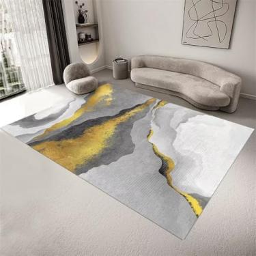 Imagem de Tapete de decoração de quarto Tapetes modernos para sala de estar Decoração de casa Tapete de chão macio Tapete de mesa de centro de escritório, flanela 9.180 x 280 cm 71 x 110 pol.