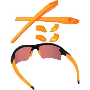 Imagem de Acefrog Kits de borracha de substituição para óculos de sol Oakley Flak 2.0/Flak 2.0 XL/Flak 2.0 Asian Fit - Laranja