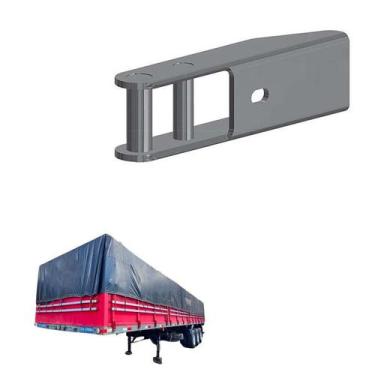 Imagem de Dobradiça Tampa Lateral Librelato Carretas 178mm - Rovali