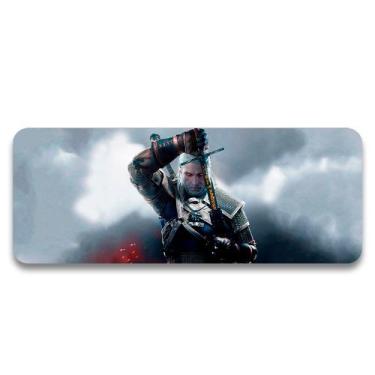 Imagem de Mouse Pad Gamer The Witcher Geralt of Rivia - EMPIRE GAMER, 90cm x 35c