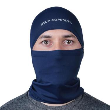 Imagem de Balaclava USUP Motociclista Touca Ninja Moto Frio Termica, Azul escuro