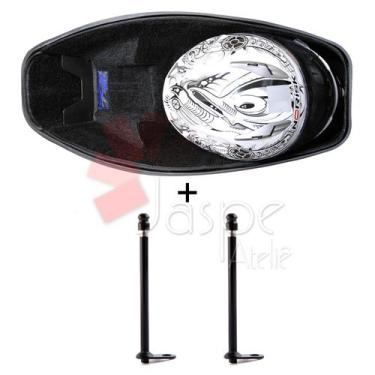 Imagem de Forração Honda Pcx 150 16 18 Forro Baú Preto + 2 Antena - Jaspe Ateliê