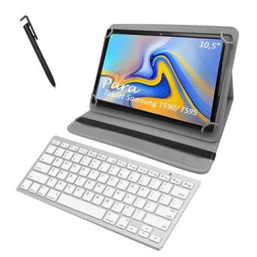 Imagem de Melhor Capa Teclado Para Tablet Samsung T590/T595+ Caneta - Duda Store
