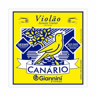 Imagem de Corda para Violão de aço com Bolinha GIANNINI CANÁRIO GESWB