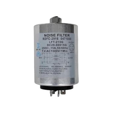 Imagem de DC29-00015G Filtro de ruído de lavadora RDFC-2916 LFT-215G compatível com Samsung lavadora/secadora/máquina de lavar louça, substitui DC29-00015K, DC29-00009A, 0471000, 4958772, AP6975221, PS12740232,