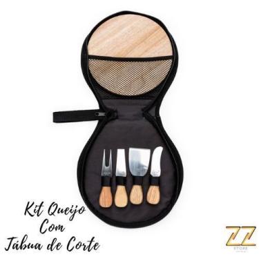 Imagem de Conjunto Kit Para Queijo e Petiscos Com 5 Peças Gourmet - ZZ