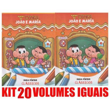 Imagem de João E Maria Livro Para Pintar Kit 20 Vols. Lembrancinha - Girassol