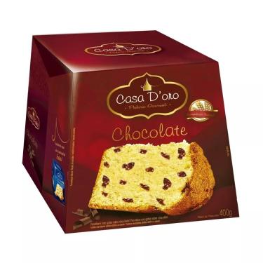 Imagem de Panettone com Gotas de Chocolate Casa D'Oro 400g