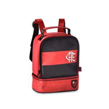 Imagem de Lancheira Térmica Flamengo Infantil Clube Creche Rubro Negro, Vermelho
