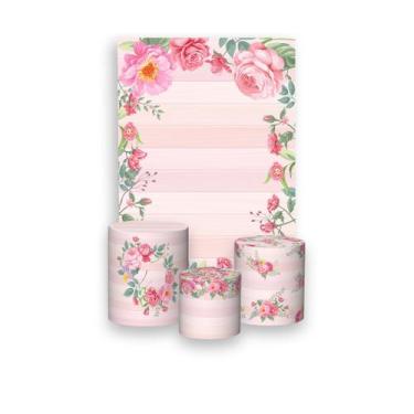 Imagem de Painel De Festa Vertical 1,50 x 2,20 + Trio De Capas Cilindro - De Rep