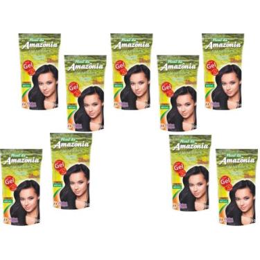 Imagem de Amazonia Preto Medio (Preto Natural) Hene em Gel 180gr Divina Dama Pou