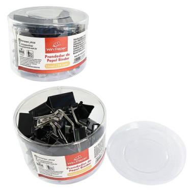 Imagem de Kit Prendedores De Papel Clip De Prancheta Binder 32mm 24un - Rocie