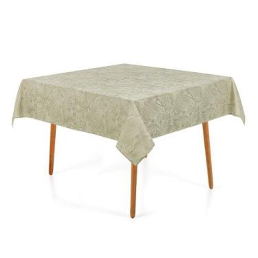 Imagem de Toalha de Mesa Karsten Sempre Limpa Aurora Quadrada  Alecrim