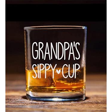 Imagem de HTDesigns Copo com bico para vovô Old Fashion Rocks Glass Funny New Dad Gifts Birthday Pais Day Gift