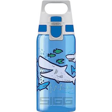 Imagem de Sigg Garrafa infantil Viva One Sharkies, azul, 500 ml