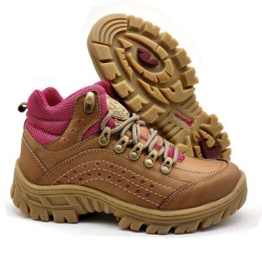 Imagem de Bota Adventure Feminina 5400/30 palha/pink - BMBRASIL, 42