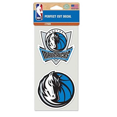Imagem de WinCraft Decalque NBA Dallas Mavericks corte perfeito (conjunto de 2), 10 x 10 cm