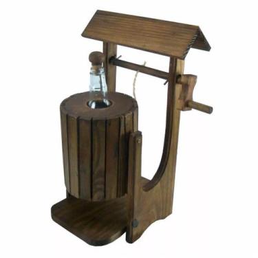 Imagem de Pingometro Adega Poço Barril Da Cachaça Amadeirado Decor - Retrofenna 