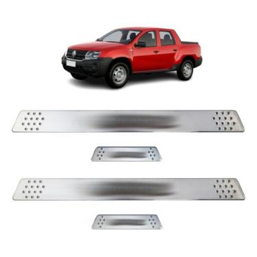 Imagem de Soleira para Porta Lateral Tuning Esportiva para carros 4 Portas (ABS)