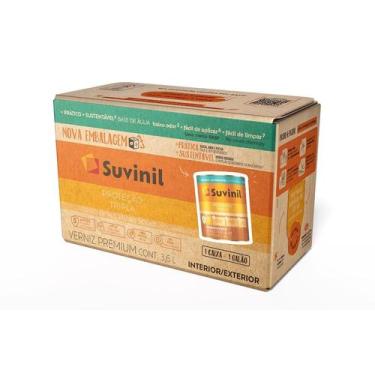 Imagem de Verniz brilhante imbuia proteção tripla base água suvinil - SUVINIL M&
