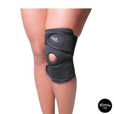Imagem de Joelheira Articulada Reforçada Ajustável Neoprene Treino, Exercício Fu