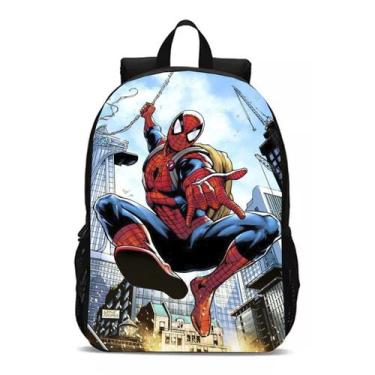 Imagem de Mochila Escolar Infantil Homem Aranha Desenho Meninos Novidade - Geek 