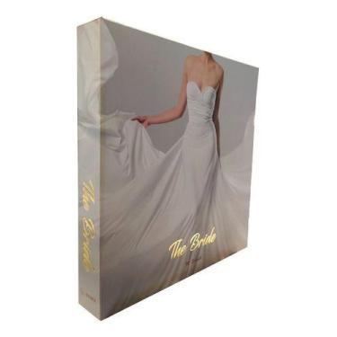 Imagem de Caixa Livro Decorativa Noiva 30x30x5cm - Atual Conceito, Branco