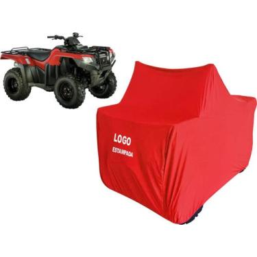 Imagem de Capa Protetora Para Quadriciclo Honda Trx 420 FourTrax - Mz, Vermelha