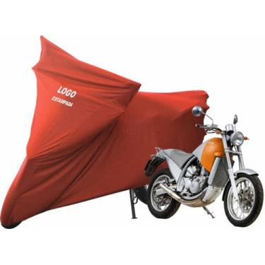 Imagem de Capa De Cobrir Moto Aprilia Moto 650 De Tecido Lycra - Mz, Vermelha