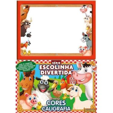 Imagem de A Turminha Da Fazenda Série Escolinha Divertida - Aprenda Cores Caligrafia