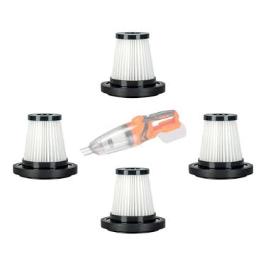 Imagem de Pacote com 4 filtros HEPA laváveis, filtro reutilizável para aspirador de pó portátil sem fio ASIN: B0CH13ZRZ7 e ASIN: B0CH15KF9M