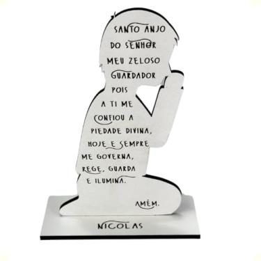 Imagem de Kit 100 Lembrancinhas Festa Batizado Crisma Cha De Bebe Saida Maternidade Mdf Branco