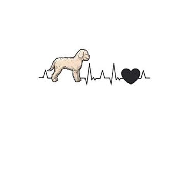 Imagem de Lagotto Romagnolo Notebook: Lagotto Romagnolo Heartbeat Lagotti Gift / 6x9 inches / 120 graph sites