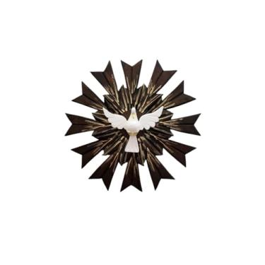 Imagem de Lindo Divino Espírito Santo em Madeira 43 cm Raios Duplos !