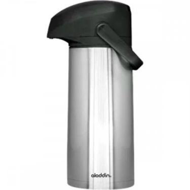 Imagem de Garrafa Ter.Aladd.Massi Inox.1,0Lt - ALADDIN, 1L, Prata e Preto