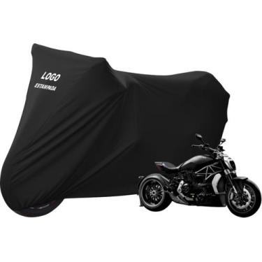 Imagem de Capa De Tecido Moto Ducati Diavel Resistente De Luxo - Mz, Preta