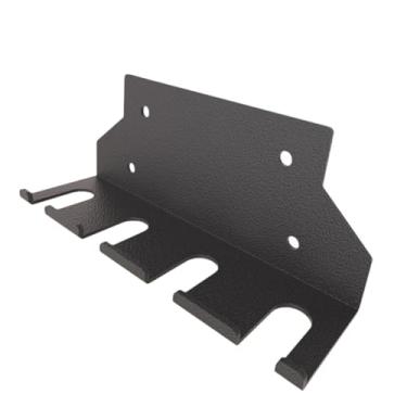 Imagem de Colaxi Montado na parede rack de barra suporte de barra de treino organizador de engrenagem suporte de agachamento rack de fitness resistente cabide de barra