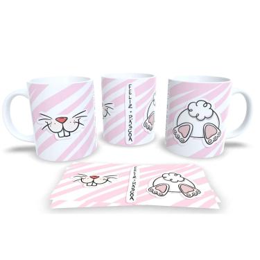 Imagem de Canecas de Porcelana Personalizada Páscoa Encanto e Doçura em Cada Gole