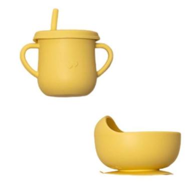 Imagem de Kit de Introdução Alimentar feito de Silicone  Yellow 2 - HoityToity