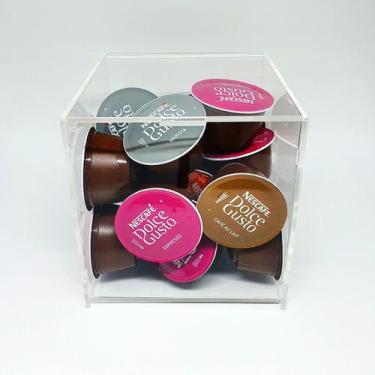 Imagem de Porta Cápsula Caixa Acrílico Dolce Gusto Transparente